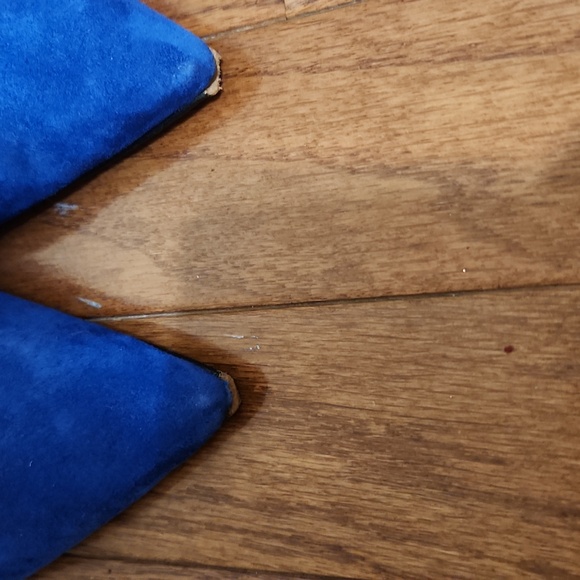 Vince Camuto Royal Blue Suede Heels - Picture 7 of 11